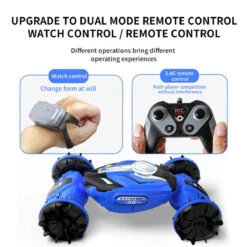 Amphibious RC Stunt Car Drive Double Sided Transforming 2.4G RC Car W/ Remote And Gesture Control -Sun Baby Sales Store Remote Control Amphibious Car 12 4b413b2d 0a61 4d18 8a77 32ae93e4143e
