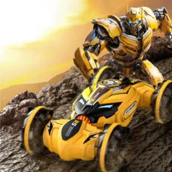 Amphibious RC Stunt Car Drive Double Sided Transforming 2.4G RC Car W/ Remote And Gesture Control -Sun Baby Sales Store Remote Control Amphibious Car 2 3109eb4f b66e 430c 9f91 359cfe886dd2