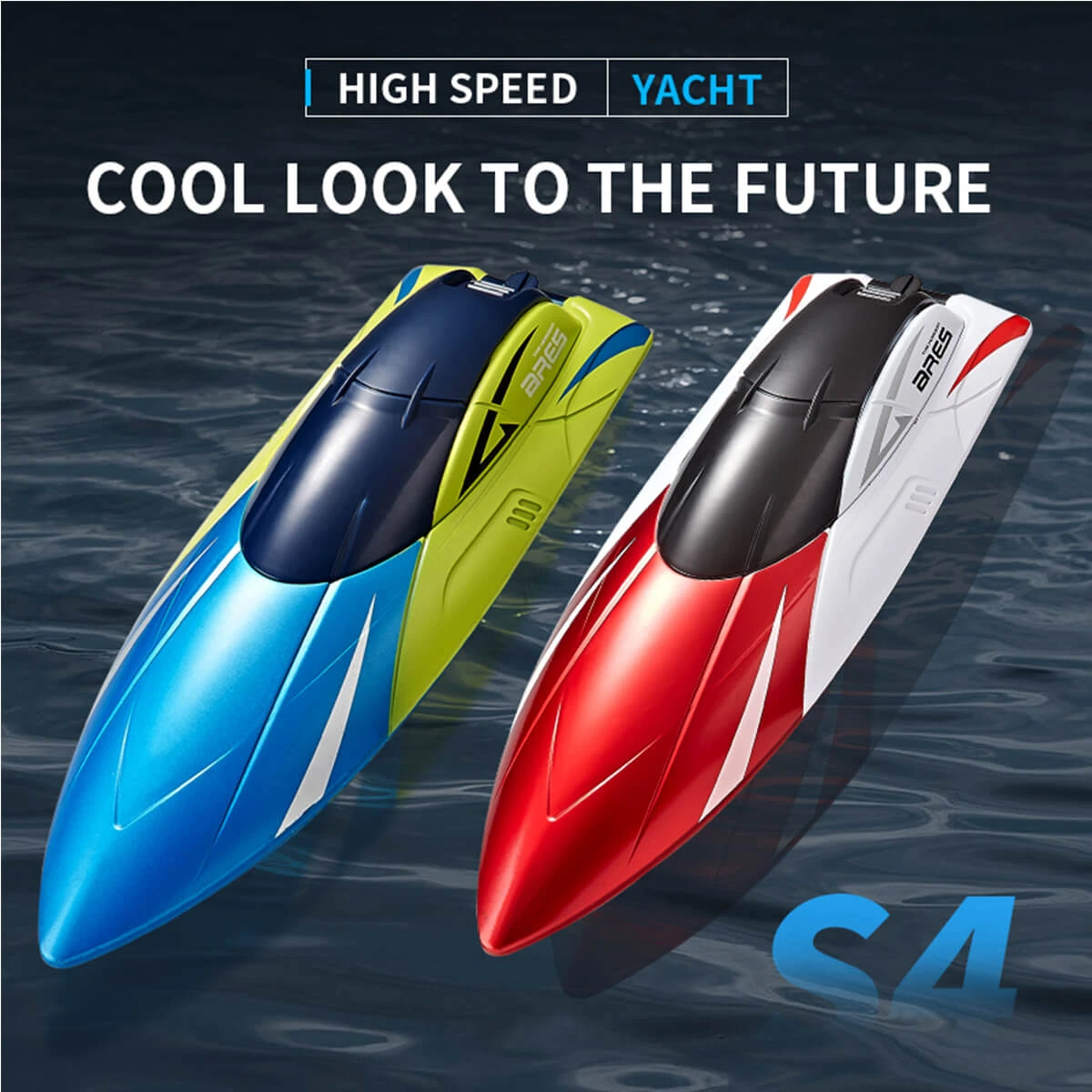 2.4Ghz Remote Control Boat Water High-speed Boat Charging Kids Boat Toy 8 2.4Ghz Remote Control Boat Water High-speed Boat Charging Kids Boat Toy - Image 8