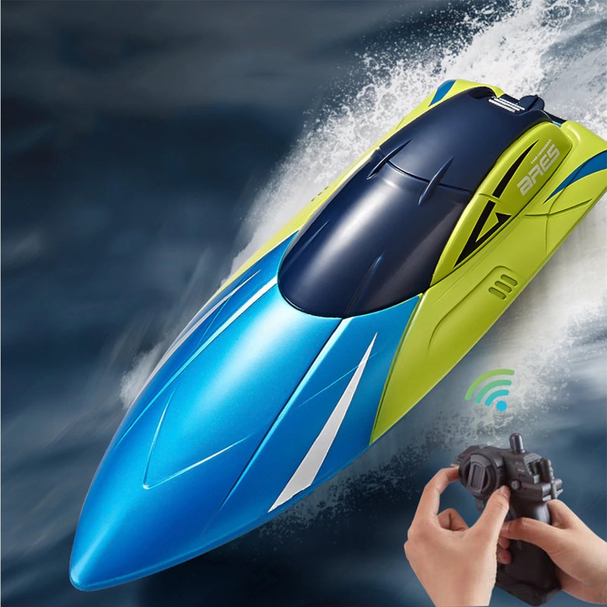2.4Ghz Remote Control Boat Water High-speed Boat Charging Kids Boat Toy 1 2.4Ghz Remote Control Boat Water High-speed Boat Charging Kids Boat Toy