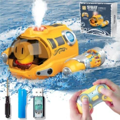2.4GHz Remote Control Boat Spray Boat Twin Propeller Speedboat Waterproof Boat -Sun Baby Sales Store Remote Control Boat 15