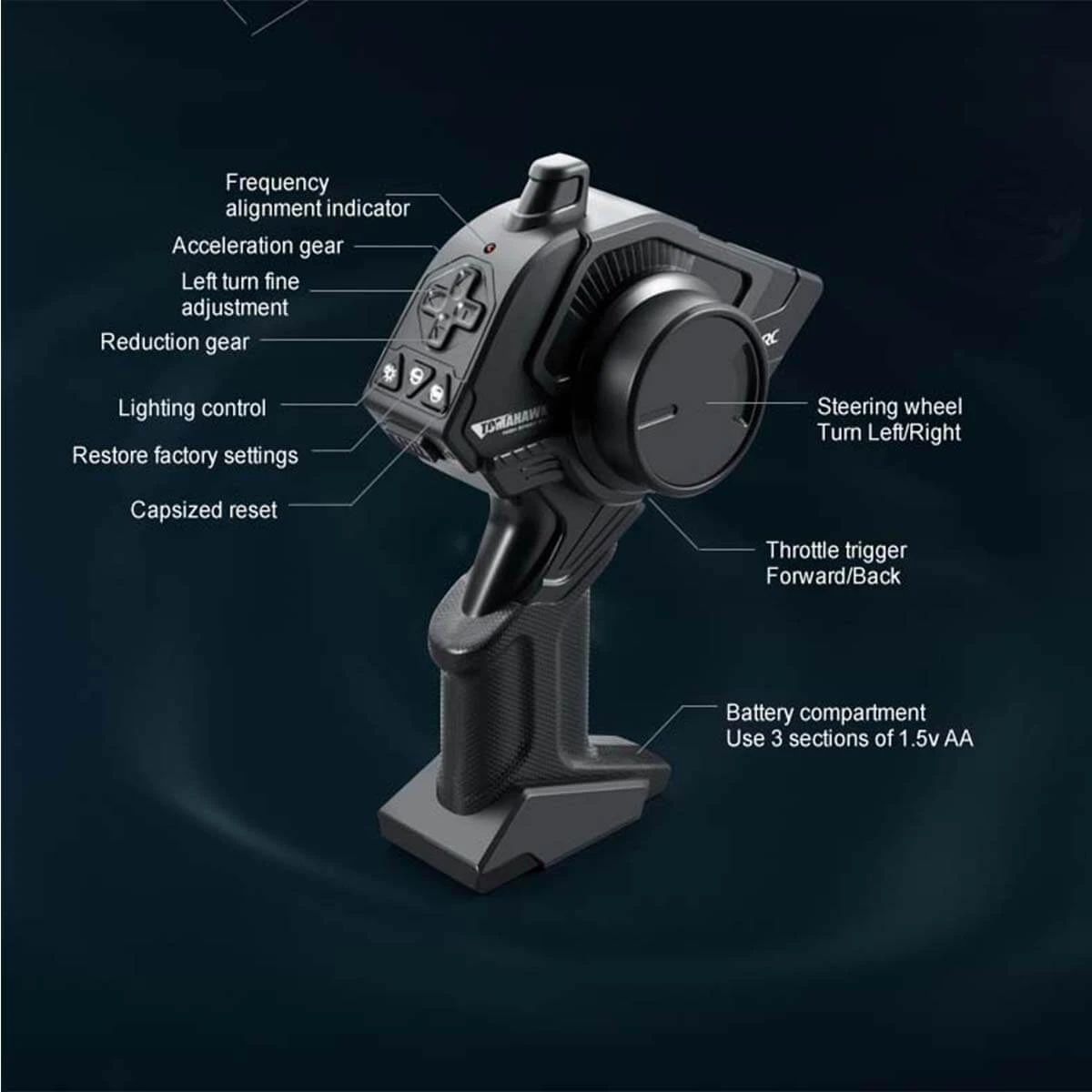 2.4G RC Boat Outdoor Racing Boat Waterproof Fast Electric Remote Control Boats With LED Light 11 2.4G RC Boat Outdoor Racing Boat Waterproof Fast Electric Remote Control Boats With LED Light - Image 11