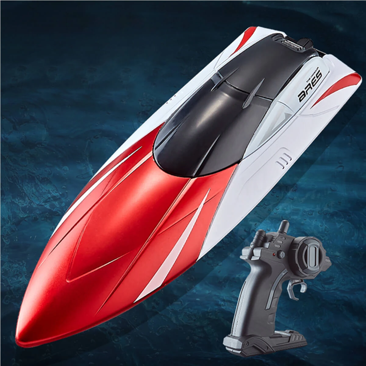 2.4Ghz Remote Control Boat Water High-speed Boat Charging Kids Boat Toy 9 2.4Ghz Remote Control Boat Water High-speed Boat Charging Kids Boat Toy - Image 9
