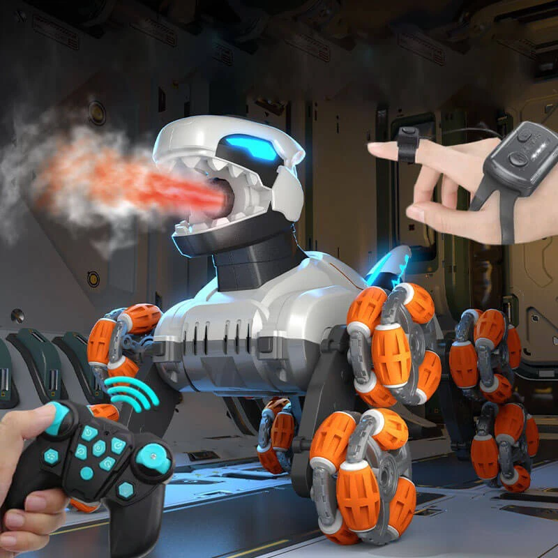 2.4G Remote Control Car 8WD Stunt Mechanical Dinosaur Spray Electric Car 2 2.4G Remote Control Car 8WD Stunt Mechanical Dinosaur Spray Electric Car - Image 2