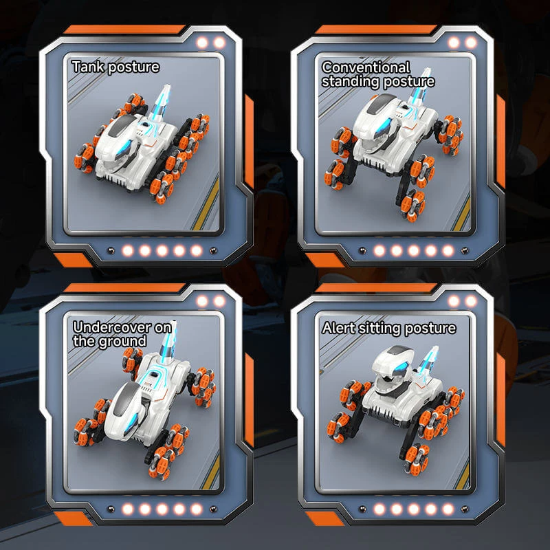 2.4G Remote Control Car 8WD Stunt Mechanical Dinosaur Spray Electric Car 3 2.4G Remote Control Car 8WD Stunt Mechanical Dinosaur Spray Electric Car - Image 3