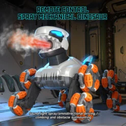 2.4G Remote Control Car 8WD Stunt Mechanical Dinosaur Spray Electric Car 14 2.4G Remote Control Car 8WD Stunt Mechanical Dinosaur Spray Electric Car -Sun Baby Sales Store Remote Control Car 8WD Stunt Mechanical Dinosaur 6