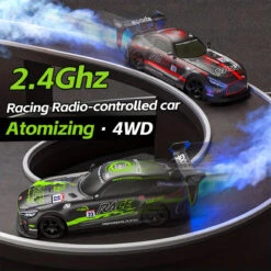 Remote Control Car RC Drift Car 4WD Electric Drift Racing Car With Light Music Spray For Kids -Sun Baby Sales Store Remote Control Car Electric 4WD Drift Racing Car 5