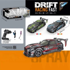 Remote Control Car RC Drift Car 4WD Electric Drift Racing Car With Light Music Spray For Kids -Sun Baby Sales Store Remote Control Car Electric 4WD Drift Racing Car 8