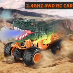 Remote Control Dinosaur Car Kids 2.4Ghz RC Dinosaur Truck Toys With Light Sound Spray Function -Sun Baby Sales Store Remote Control Dinosaur Car 6