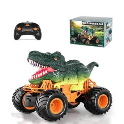 Remote Control Dinosaur Car Kids 2.4Ghz RC Dinosaur Truck Toys With Light Sound Spray Function -Sun Baby Sales Store Remote Control Dinosaur Car 7