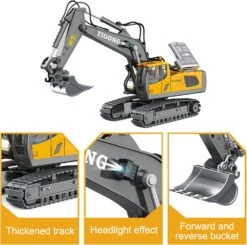 2.4Ghz RC Engineering Car 11CH/9CH Alloy Remote Control Excavator Dump Trucks Bulldozer 21 2.4Ghz RC Engineering Car 11CH/9CH Alloy Remote Control Excavator Dump Trucks Bulldozer -Sun Baby Sales Store Remote Control Excavator 11 63030b0e d22c 42e2 ab5c d853bc84656c
