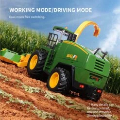 1:24 Remote Control Harvester Vehicle 2.4G RC Electric Four Wheel Farmer Farm Vehicle Kid's RC Car -Sun Baby Sales Store Remote Control Farm Vehicle 11