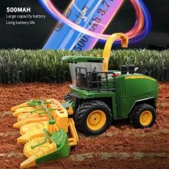 1:24 Remote Control Harvester Vehicle 2.4G RC Electric Four Wheel Farmer Farm Vehicle Kid's RC Car -Sun Baby Sales Store Remote Control Farm Vehicle 14