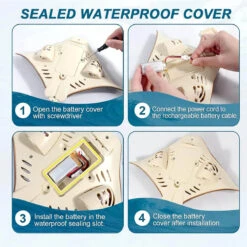 2.4G Remote Control Manta Ray Toy High Simulation Devil Ray Fish RC Boat Toys For Kids -Sun Baby Sales Store Remote Control Manta Ray Toy 2