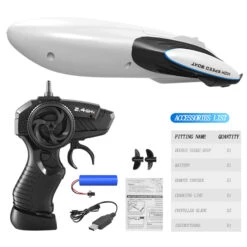 2.4G RC Boat High-speed Double-sided Remote Control Boat Children's Toys For Pools And Lakes -Sun Baby Sales Store Remote control double side RC boat 2