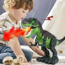 Realistic Remote Control Dinosaur Walking Spray Simulation T-Rex Robot Dinosaur Toy 15 Realistic Remote Control Dinosaur Walking Spray Simulation T-Rex Robot Dinosaur Toy -Sun Baby Sales Store RemoteControlDinosaur 13