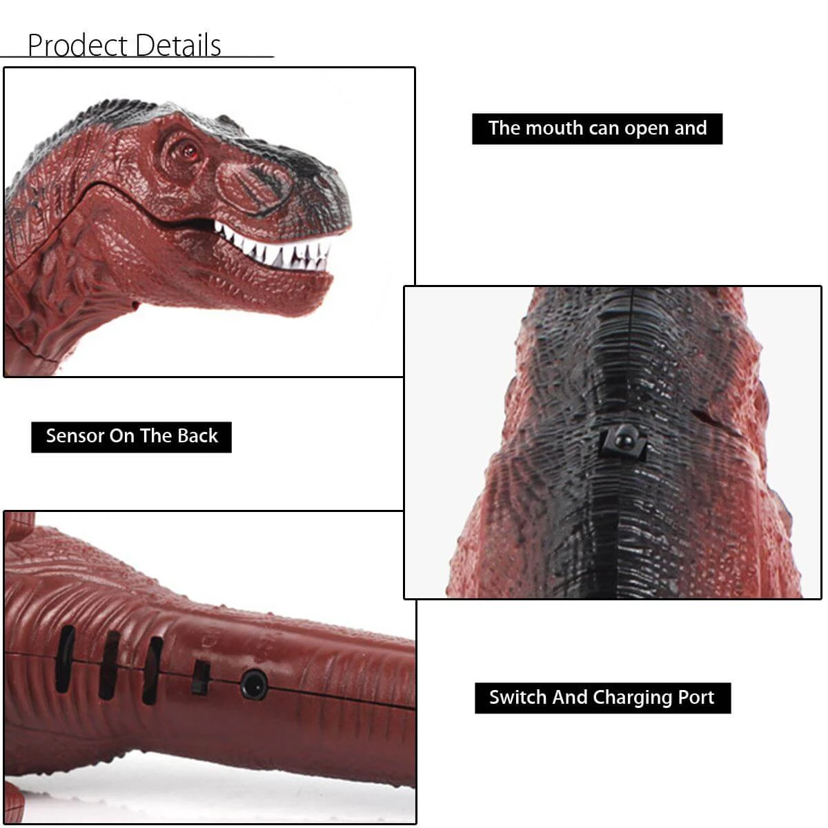 Realistic Infrared Remote Control Walking Dinosaur Best Tyrannosaurus Robot Gift For Kids 3 Realistic Infrared Remote Control Walking Dinosaur Best Tyrannosaurus Robot Gift For Kids - Image 3