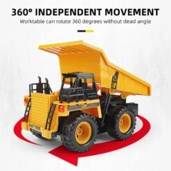 1:22 2.4Ghz 6CH RC Dump Truck Engineering Car Heavy Duty Construction Vehicle With Light Sound 17 1:22 2.4Ghz 6CH RC Dump Truck Engineering Car Heavy Duty Construction Vehicle With Light Sound -Sun Baby Sales Store RemoteControlDumpTruck 8