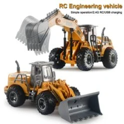 1:32 5 Channels Remote Control Engineering Truck Mini Excavator Bulldozer Tractor Dump Truck -Sun Baby Sales Store RemoteControlEngineeringCar 2