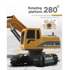 1:24 Scale Heavy Remote Control Excavator Construction Vehicle High Replica 6 Channels 15 1:24 Scale Heavy Remote Control Excavator Construction Vehicle High Replica 6 Channels -Sun Baby Sales Store RemoteControlExcavator 10
