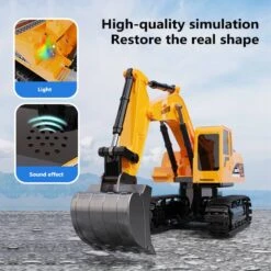 1:24 Scale Heavy Remote Control Excavator Construction Vehicle High Replica 6 Channels 14 1:24 Scale Heavy Remote Control Excavator Construction Vehicle High Replica 6 Channels -Sun Baby Sales Store RemoteControlExcavator 11