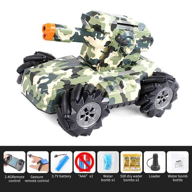 Water Bomb Armored Vehicle Watch Induction And Remote Control Stunt Tank Drift Car 1 Water Bomb Armored Vehicle Watch Induction And Remote Control Stunt Tank Drift Car