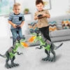 Realistic Remote Control Dinosaur Walking Spray Simulation T-Rex Robot Dinosaur Toy