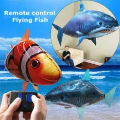 Remote Control Shark Toys RC Air Swimming Fish Toy RC Flying Air Balloons Remote Control Animals Nemo Clown Gifts For Children 15 Remote Control Shark Toys RC Air Swimming Fish Toy RC Flying Air Balloons Remote Control Animals Nemo Clown Gifts For Children -Sun Baby Sales Store Remotecontrolflyingfish 4