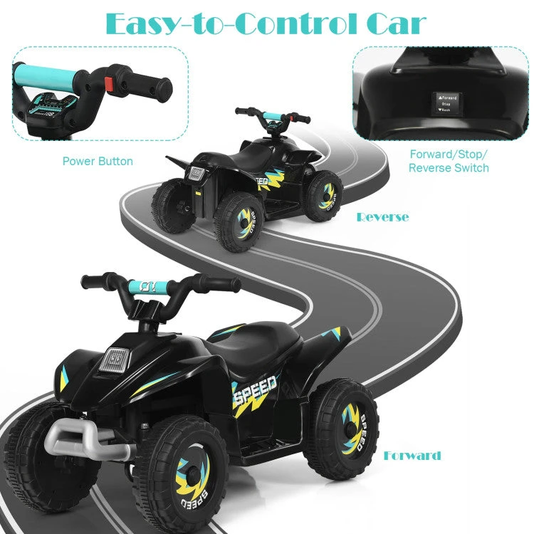 Kids 6V Ride On ATV Electric Childs Ride-on Car Toy Anti-rollover Ride On Quad For Boys Girls 9 Kids 6V Ride On ATV Electric Childs Ride-on Car Toy Anti-rollover Ride On Quad For Boys Girls - Image 9