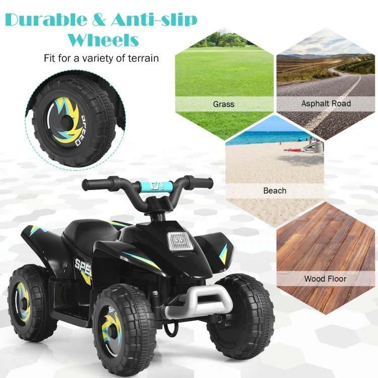 Kids 6V Ride On ATV Electric Childs Ride-on Car Toy Anti-rollover Ride On Quad For Boys Girls 10 Kids 6V Ride On ATV Electric Childs Ride-on Car Toy Anti-rollover Ride On Quad For Boys Girls - Image 10