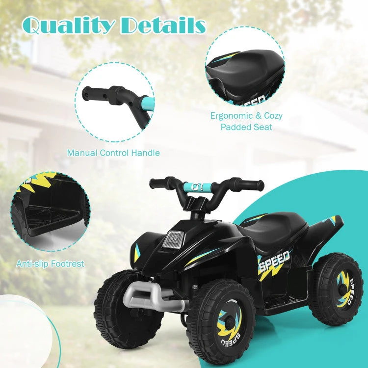 Kids 6V Ride On ATV Electric Childs Ride-on Car Toy Anti-rollover Ride On Quad For Boys Girls 7 Kids 6V Ride On ATV Electric Childs Ride-on Car Toy Anti-rollover Ride On Quad For Boys Girls - Image 7