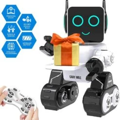 Kids Smart RC Robot Toy With Touch & Sound Control Intelligent Programmable Robot