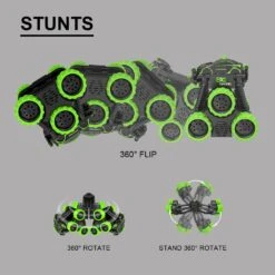 Radio Control Car 360° Rotation Deformation Off-Road Vehicle All-terrain Stunt Buggy 14 Radio Control Car 360° Rotation Deformation Off-Road Vehicle All-terrain Stunt Buggy -Sun Baby Sales Store RotationOff RoadRCVehicle 3