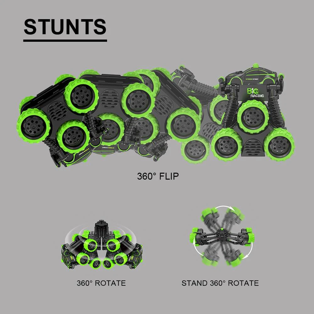 Radio Control Car 360° Rotation Deformation Off-Road Vehicle All-terrain Stunt Buggy 4 Radio Control Car 360° Rotation Deformation Off-Road Vehicle All-terrain Stunt Buggy - Image 4