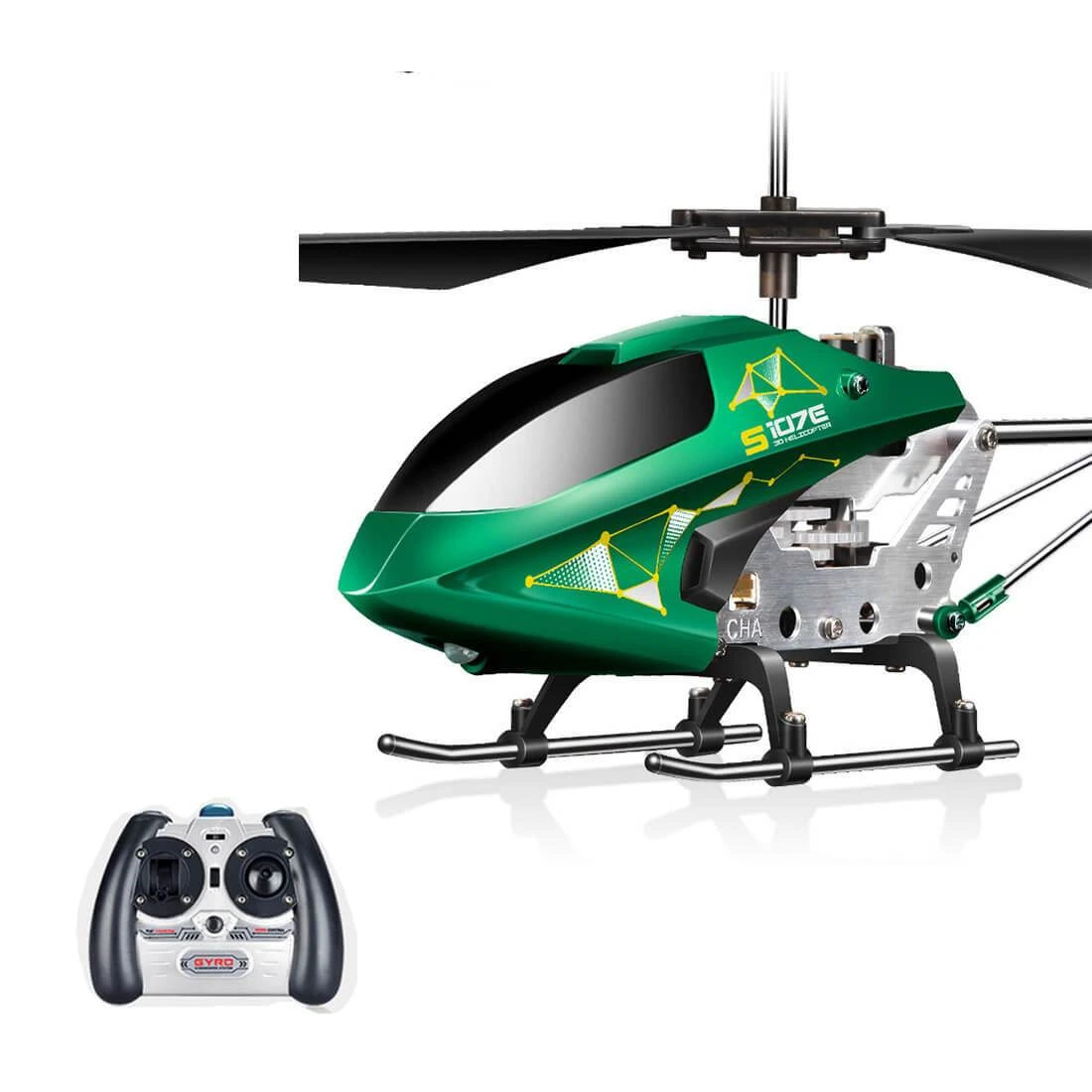 S107E Remote Control Helicopter 2.4GHz Gyro Altitude Hold Airplane RC Anti-Fall Plane 2 S107E Remote Control Helicopter 2.4GHz Gyro Altitude Hold Airplane RC Anti-Fall Plane - Image 2