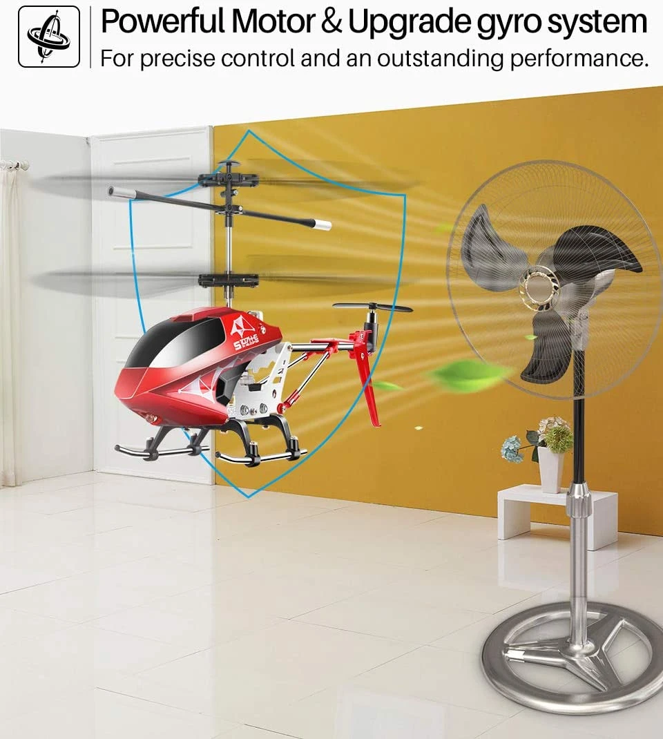 S107E Remote Control Helicopter 2.4GHz Gyro Altitude Hold Airplane RC Anti-Fall Plane 10 S107E Remote Control Helicopter 2.4GHz Gyro Altitude Hold Airplane RC Anti-Fall Plane - Image 10