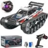 4WD RC Tank 360° Rotation Spray Tank Alloy 2.4G Remote Control Crawler Tank
