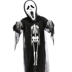 Kids Scary Halloween Costume Zombie Skeleton Cosplay Jumpsuit For Boys Girls