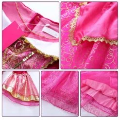 Princess Aurora Dress Girls Fairy Tale Outfits Halloween Cosplay Costume -Sun Baby Sales Store Sleepingbeautyprincesscostume 7
