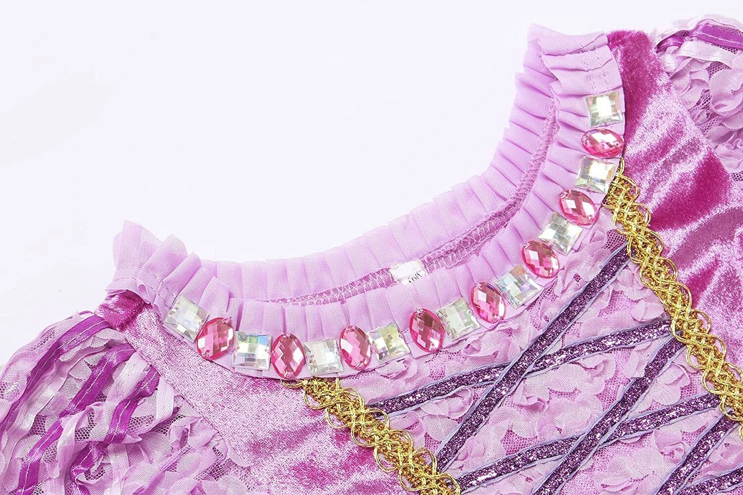 Girls Princess Dress Longest Hair Princess OutfitFairy Tales Cosplay Costume 7 Girls Princess Dress Longest Hair Princess OutfitFairy Tales Cosplay Costume - Image 7