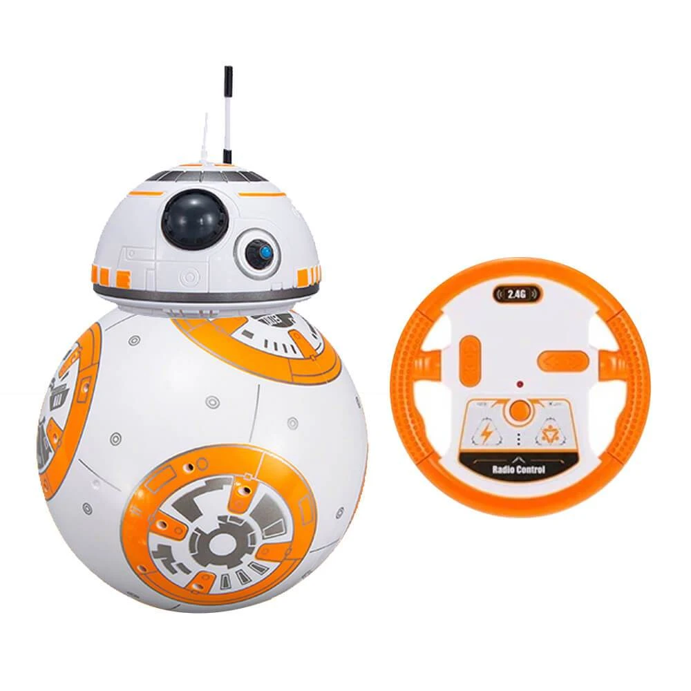 2.4G Remote Control Robot Smart Star Wars BB8 Robot With Music Sound Moveable Doll 1 2.4G Remote Control Robot Smart Star Wars BB8 Robot With Music Sound Moveable Doll