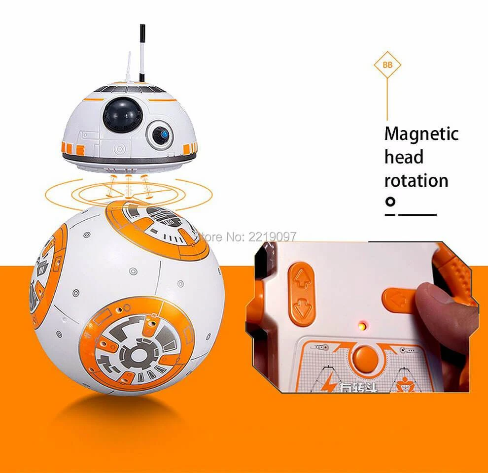 2.4G Remote Control Robot Smart Star Wars BB8 Robot With Music Sound Moveable Doll 5 2.4G Remote Control Robot Smart Star Wars BB8 Robot With Music Sound Moveable Doll - Image 5