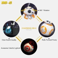 2.4G Remote Control Robot Smart Star Wars BB8 Robot With Music Sound Moveable Doll 17 2.4G Remote Control Robot Smart Star Wars BB8 Robot With Music Sound Moveable Doll -Sun Baby Sales Store StarWarsBB8Robot 2
