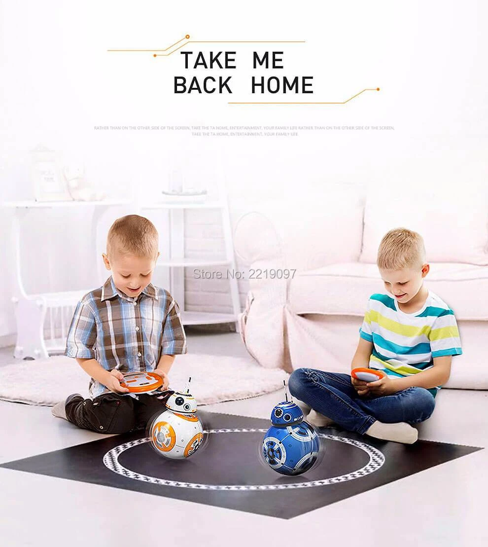 2.4G Remote Control Robot Smart Star Wars BB8 Robot With Music Sound Moveable Doll 9 2.4G Remote Control Robot Smart Star Wars BB8 Robot With Music Sound Moveable Doll - Image 9