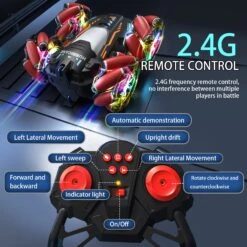 Gesture Sensing RC Stunt Car Remote Control RC Drift Car W/ Music And LED Lights 21 Gesture Sensing RC Stunt Car Remote Control RC Drift Car W/ Music And LED Lights -Sun Baby Sales Store StuntDriftCar Remote Watch 9