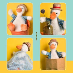 14" Super Soft Cuddly Talking Animal Duck Doll Plush Toy, Christmas Gift For Kids -Sun Baby Sales Store TalkingAnimalDuckDoll 6