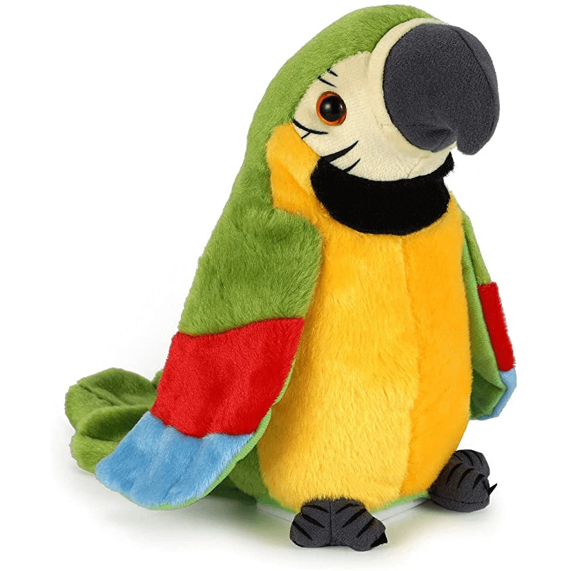 Newest Talking Parrot - Repeats What You Say With Cute Voice, Electronic Pet Plush Talking Animal Toy For Child Kids Gift Party Toys 2 Newest Talking Parrot - Repeats What You Say With Cute Voice, Electronic Pet Plush Talking Animal Toy For Child Kids Gift Party Toys - Image 2