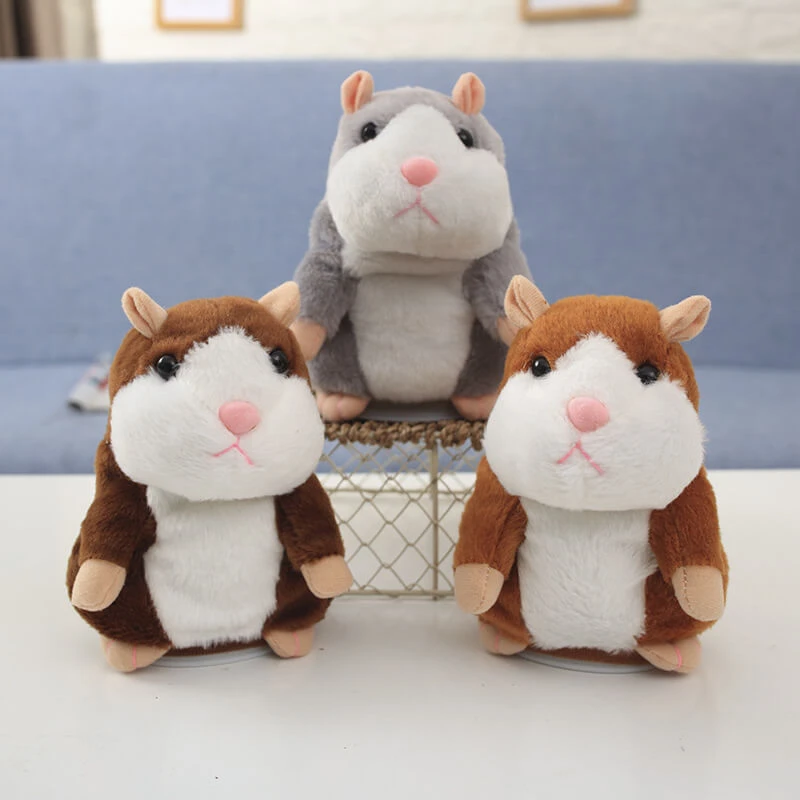 Talking Hamster Falante Mouse Pet Plush Toy Cute Talking Sound Record Educational Stuffed Doll 6 Talking Hamster Falante Mouse Pet Plush Toy Cute Talking Sound Record Educational Stuffed Doll - Image 6