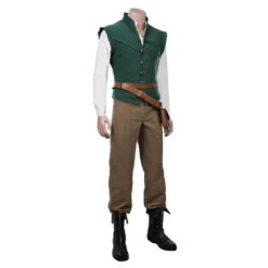 Flynn Rider Costume Vest Shirt Outfits Halloween Carnival Theme Party Cosplay 11 Flynn Rider Costume Vest Shirt Outfits Halloween Carnival Theme Party Cosplay -Sun Baby Sales Store Tangled Flynn Rider Costume 1