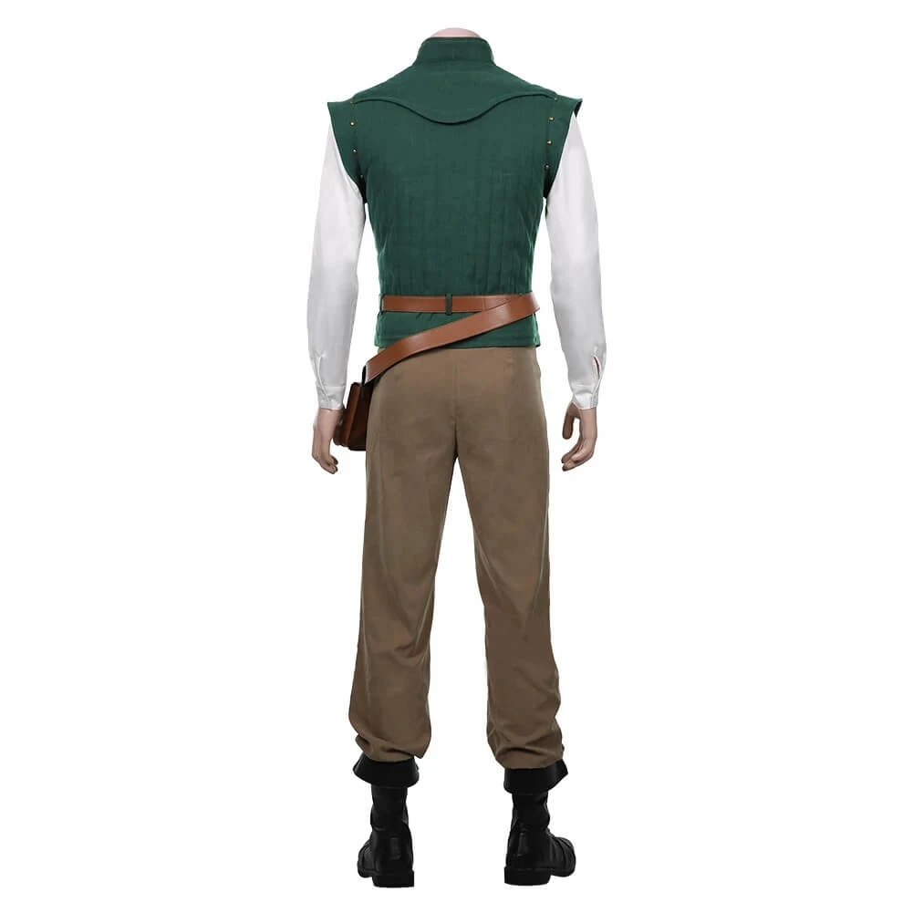 Flynn Rider Costume Vest Shirt Outfits Halloween Carnival Theme Party Cosplay 3 Flynn Rider Costume Vest Shirt Outfits Halloween Carnival Theme Party Cosplay - Image 3